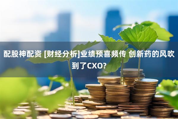 配股神配资 [财经分析]业绩预喜频传 创新药的风吹到了CXO?