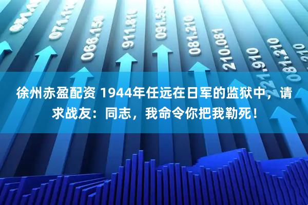 徐州赤盈配资 1944年任远在日军的监狱中，请求战友：同志，我命令你把我勒死！